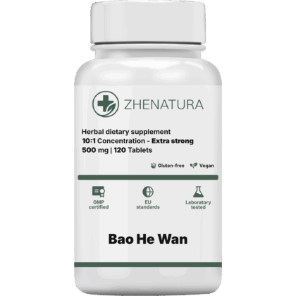 Bao he wan packaging bottle green extra strong