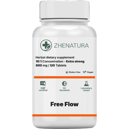 Free flow packaging bottle orange