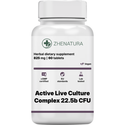Active live culture complex 22 5b cfu packaging bottle zhen.png