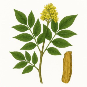 Phellodendron stem bark (Huang Bo)