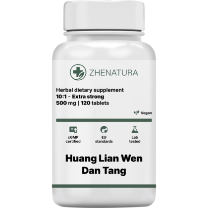 Huang lian wen dan tang packaging bottle.png