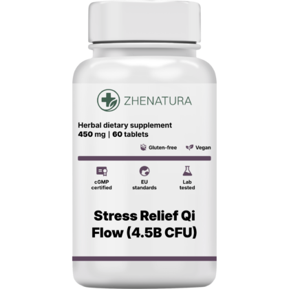 Stress relief qi flow 4 5b cfu packaging bottle ZHEN.png