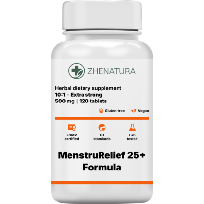 Menstrurelief 25 formula packaging bottle.png