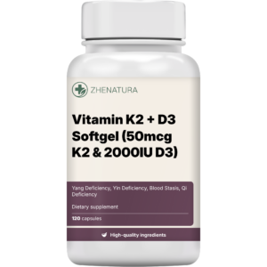 Vitamin K2 + D3 Softgel (50mcg K2 & 2000IU D3)
