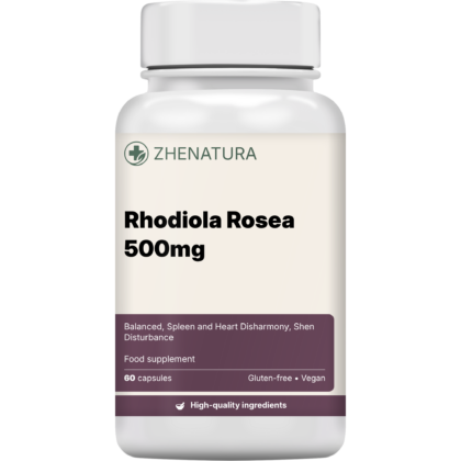 Rhodiola rosea 500mg packaging bottle zhen.png