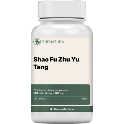 Shao fu zhu yu tang packaging bottle.png