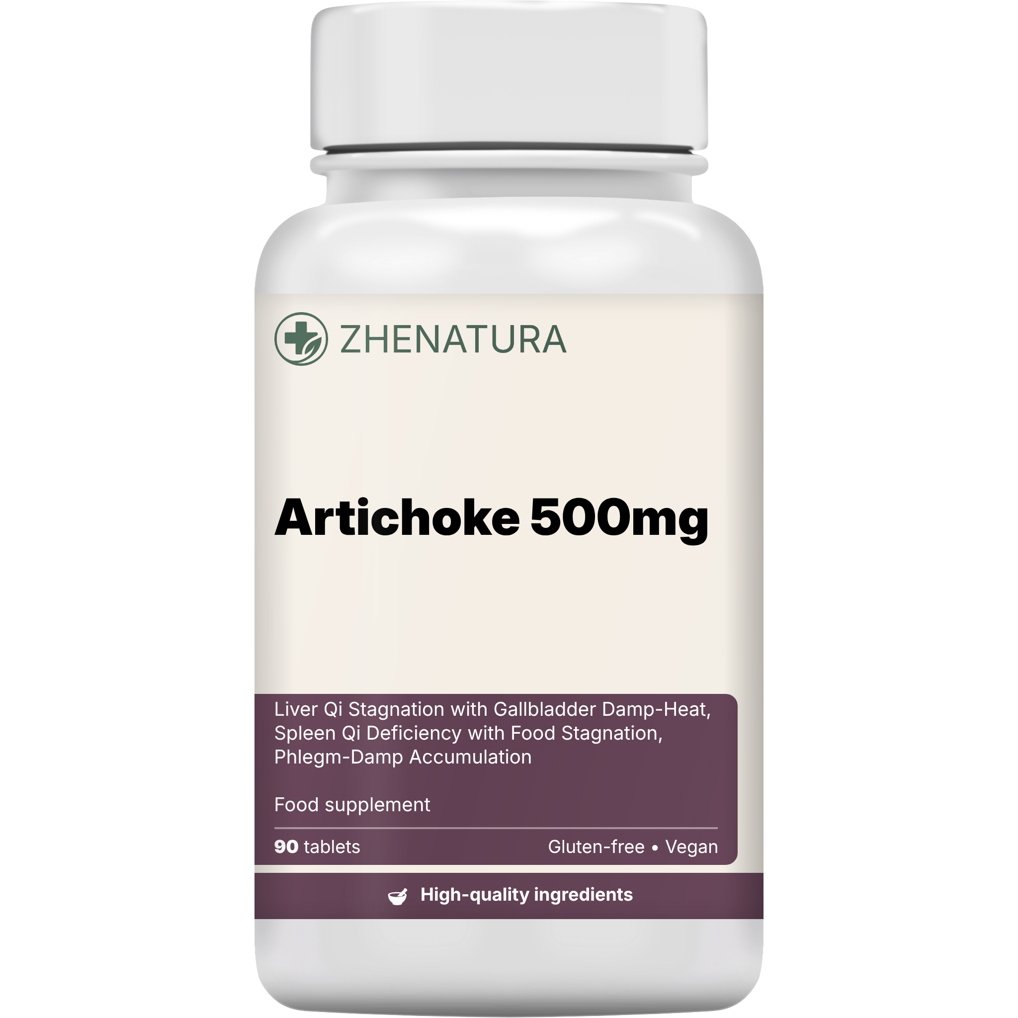 Artichoke 500mg packaging bottle zhen.png