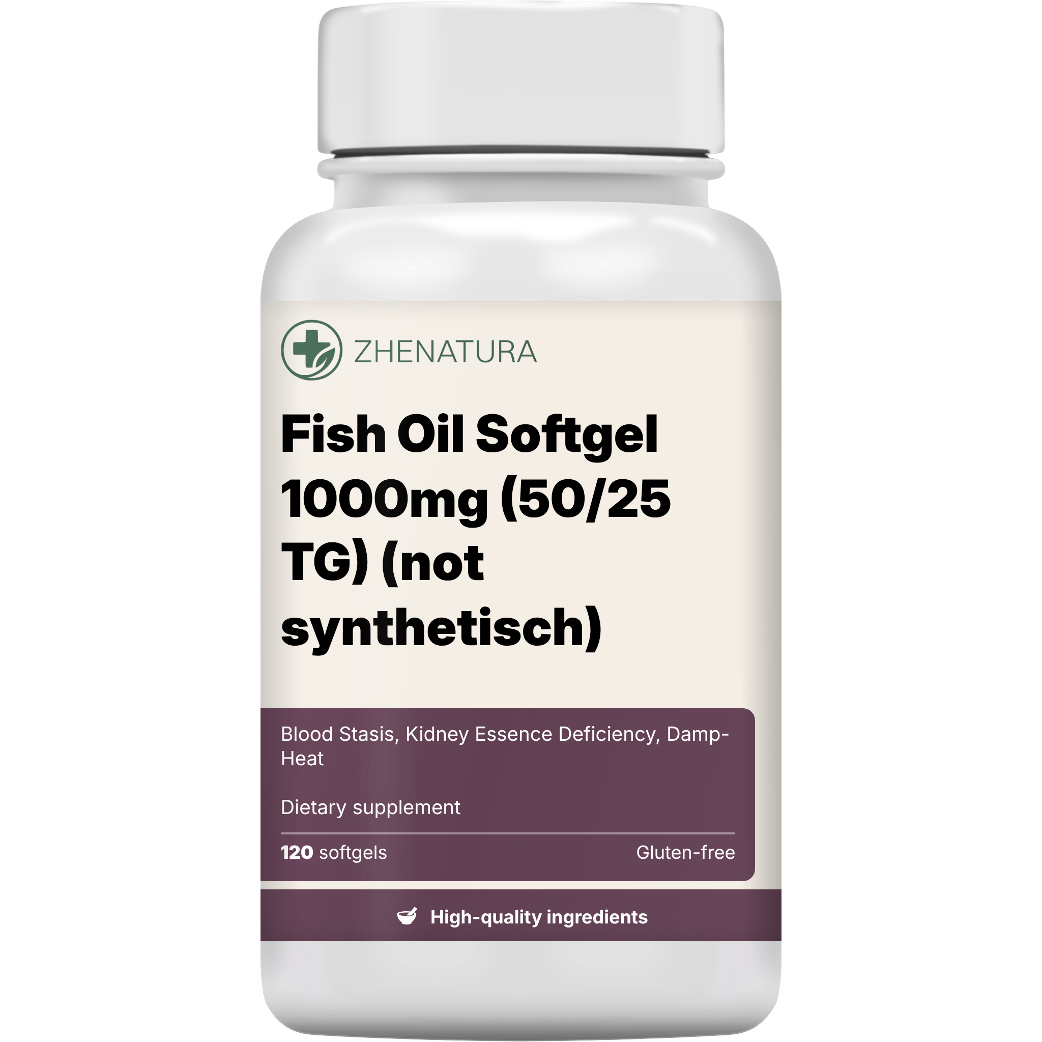 Fish Oil Softgel 1000mg (50/25 TG) (not synthetisch)