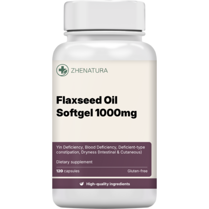 Flaxseed oil softgel 1000mg packaging bottle zhen.png