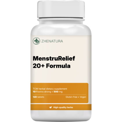 Menstrurelief 20 formula packaging bottle zhen.png