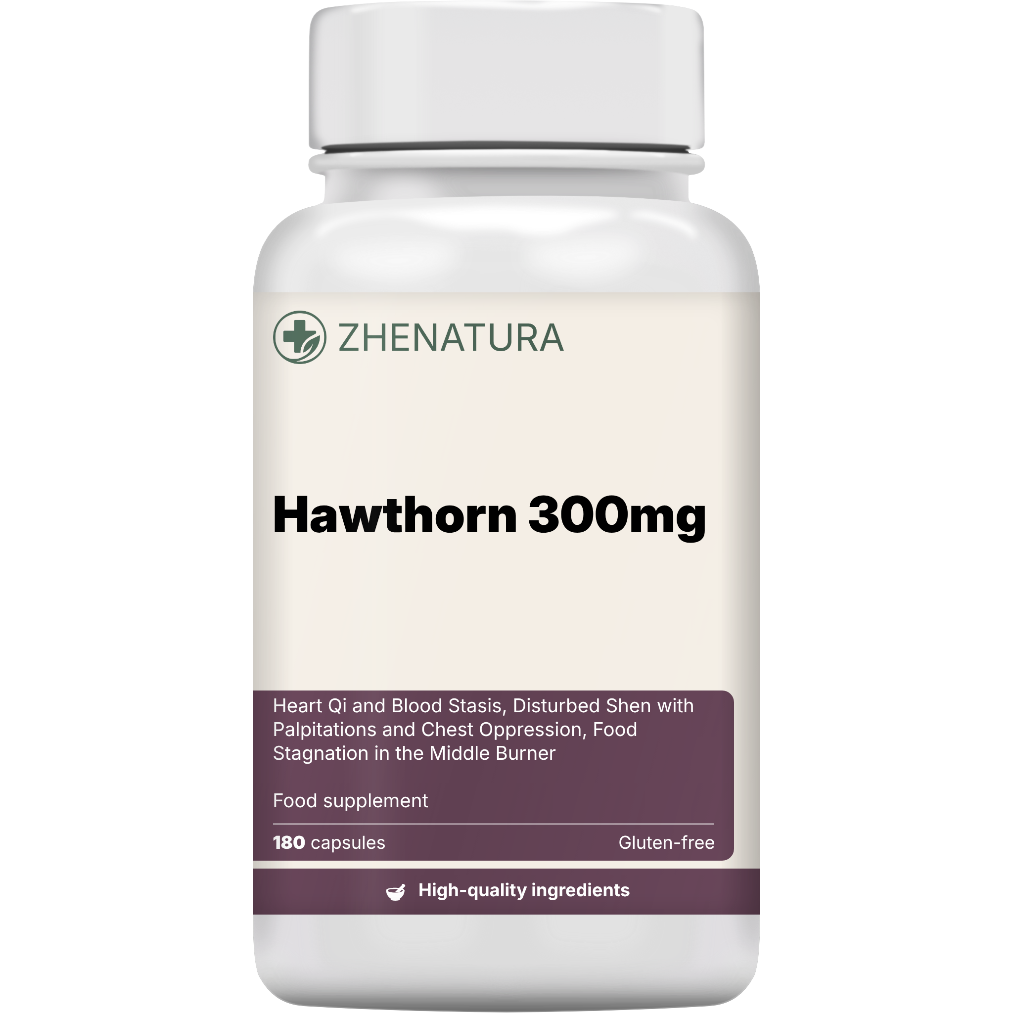 Hawthorn 300mg packaging bottle zhen.png