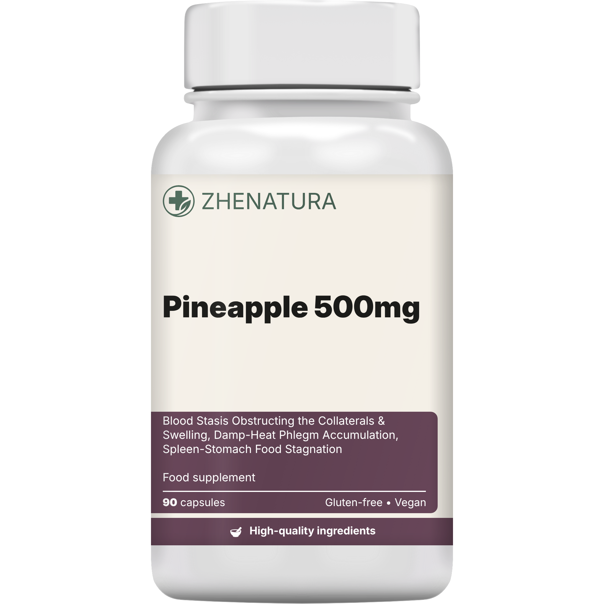 Pineapple 500mg packaging bottle zhen.png